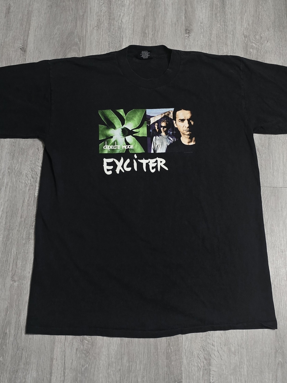 Vintage Depeche Mode Exciter Tour 2001 Band Black Tee Size XL